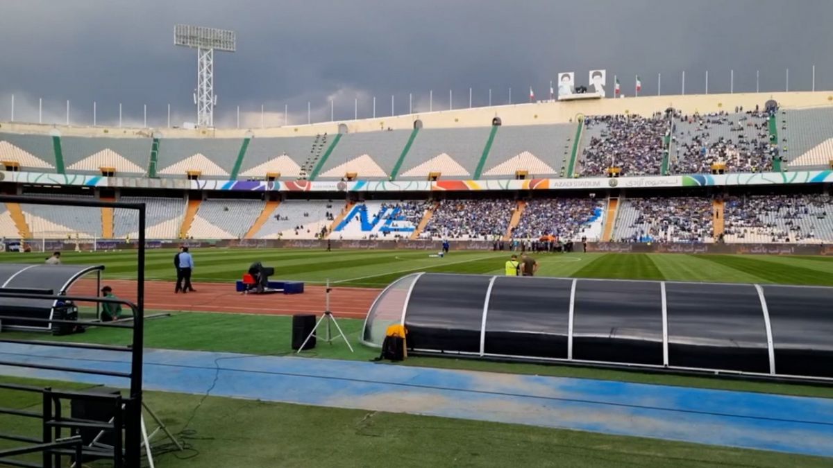 اختصاصی/ وضعیت ورزشگاه آزادی یک ساعت مانده به بازی استقلال - شمس آذر