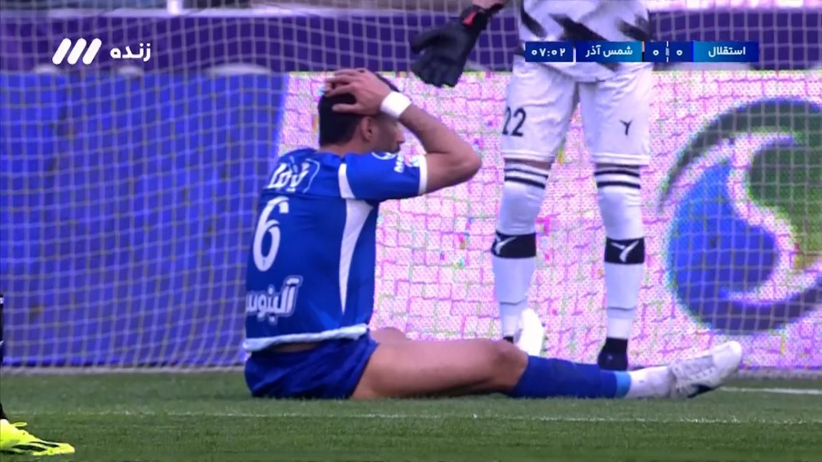 فرصت سوزی ایمان سلیمی در موقعیت عالی گلزنی