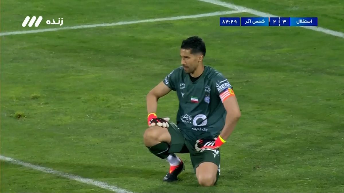 گل دوم شمس آذر به استقلال (فخریان)