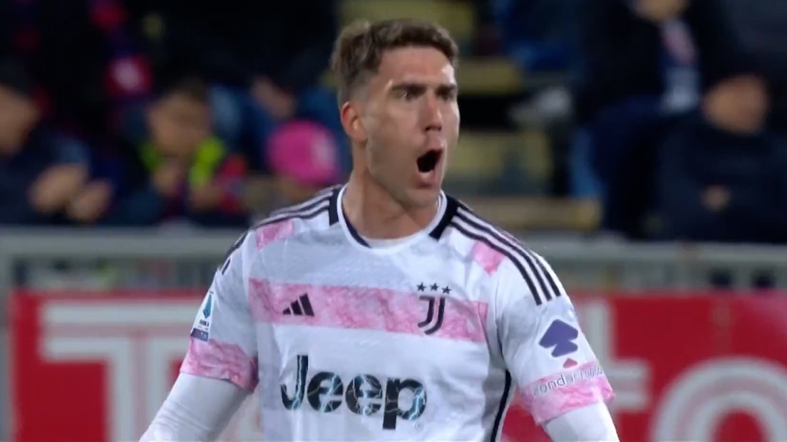 گل اول یوونتوس به کالیاری (سوپرگل ولاهوویچ)