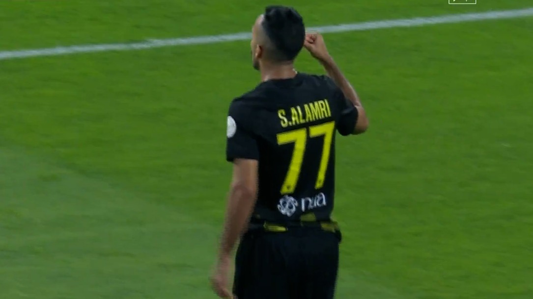 گل اول الاتحاد به الحزم (صالح الجمعان)