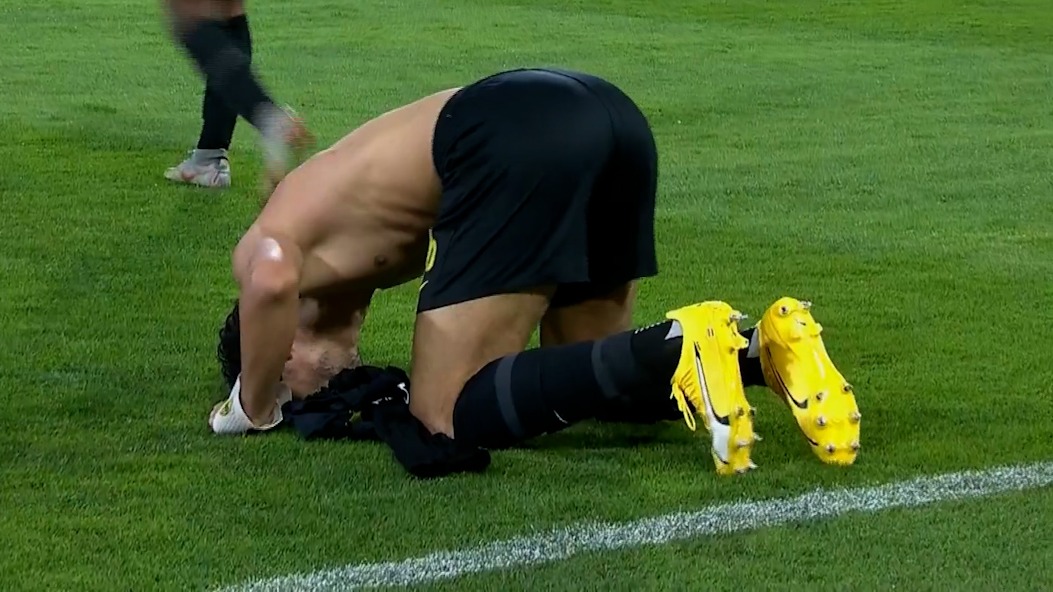 گل سوم الاتحاد به الحزم (احمد حجازی)