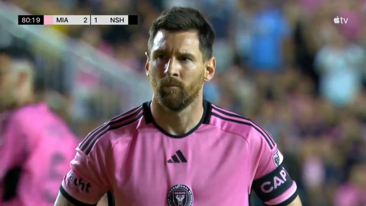 گل سوم اینتر میامی به نشویل (دبل مسی - پنالتی)