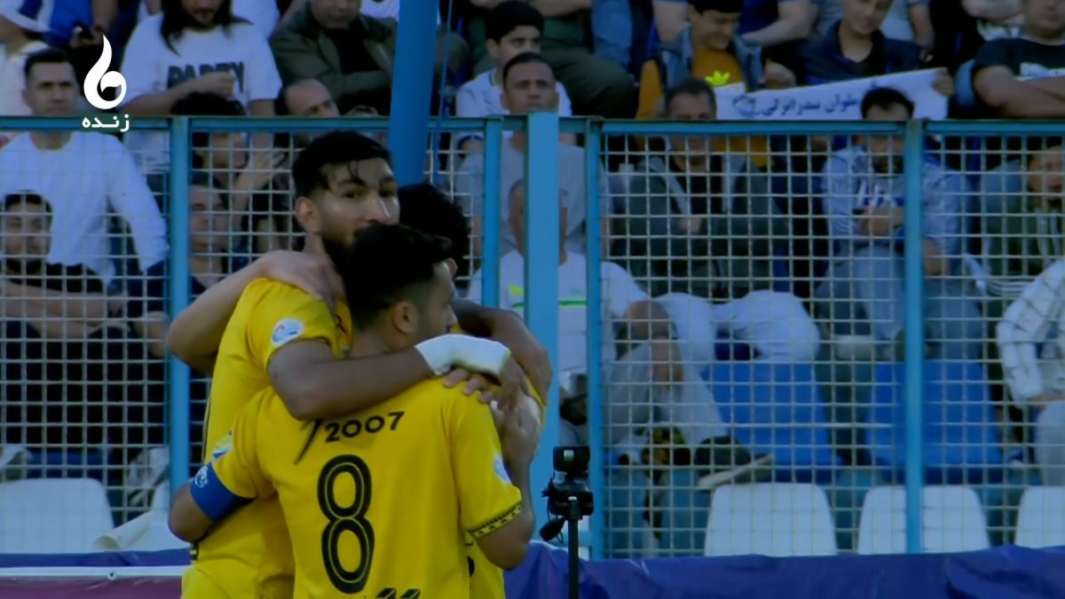 گل دوم سپاهان به ملوان (دبل مغانلو)