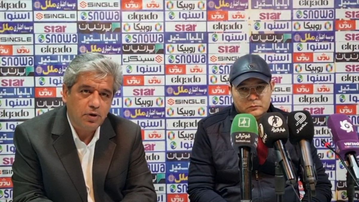 اختصاصی/ کنفرانس خبری ربیعی و مجتبی حسینی پس از برتری ذوب آهن مقابل آلومینیوم اراک