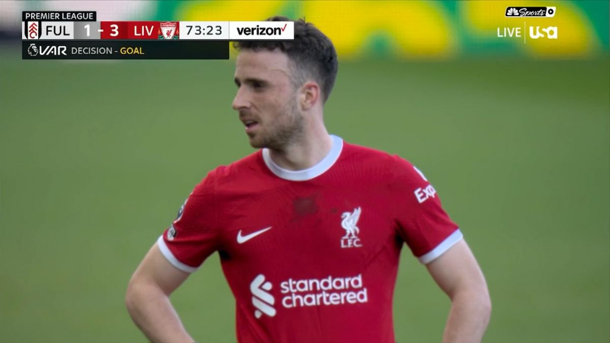 گل سوم لیورپول به فولام (ژوتا)