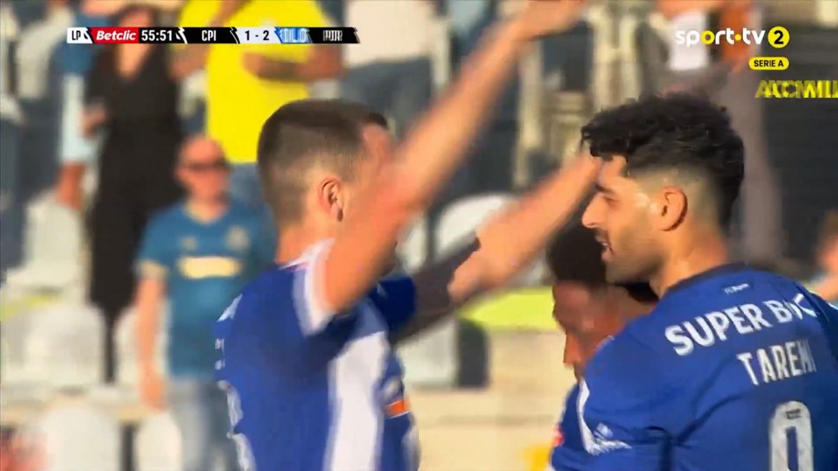 گل اول پورتو به کاسا پیا (پاس گل مهدی طارمی)