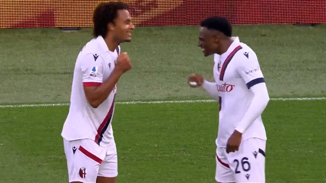 گل دوم بولونیا به رم (جاشوآ زیرکزی)