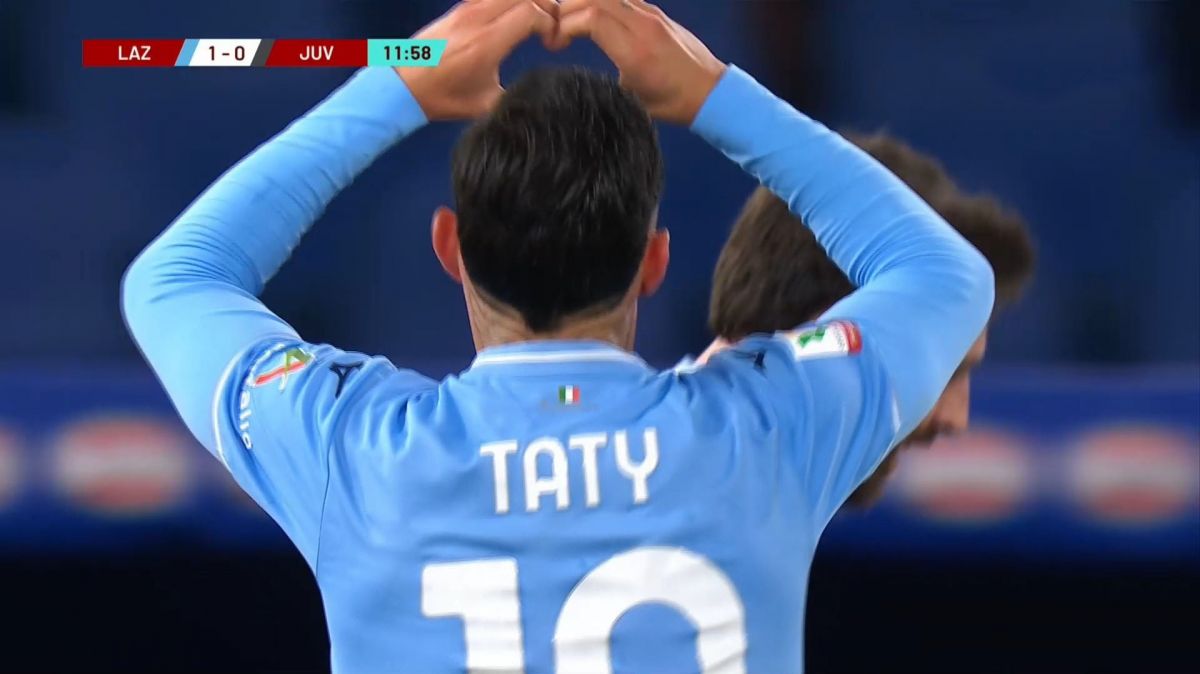 گل اول لاتزیو به یوونتوس (کاستیانوس)