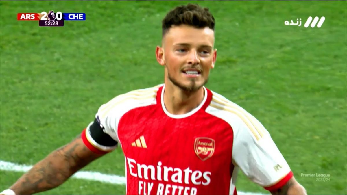 گل دوم آرسنال به چلسی (بن وایت)