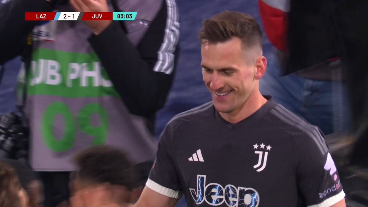 گل اول یوونتوس به لاتزیو (میلیک)