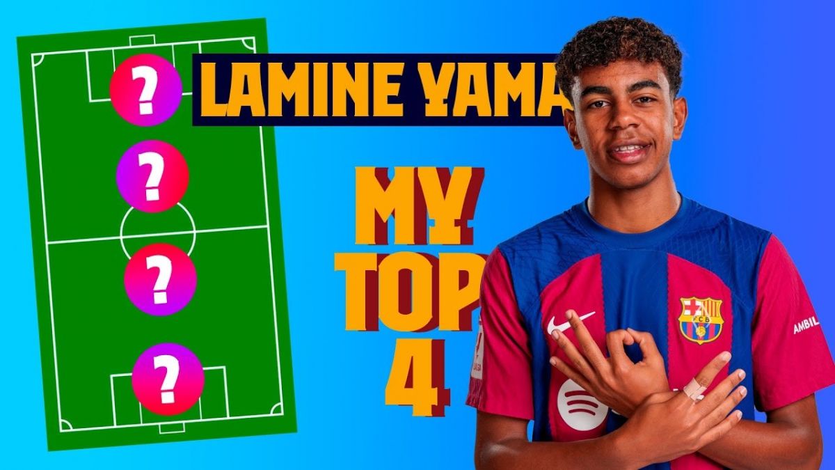 تیم رویایی 4 نفره لامین یامال ستاره جوان بارسلونا