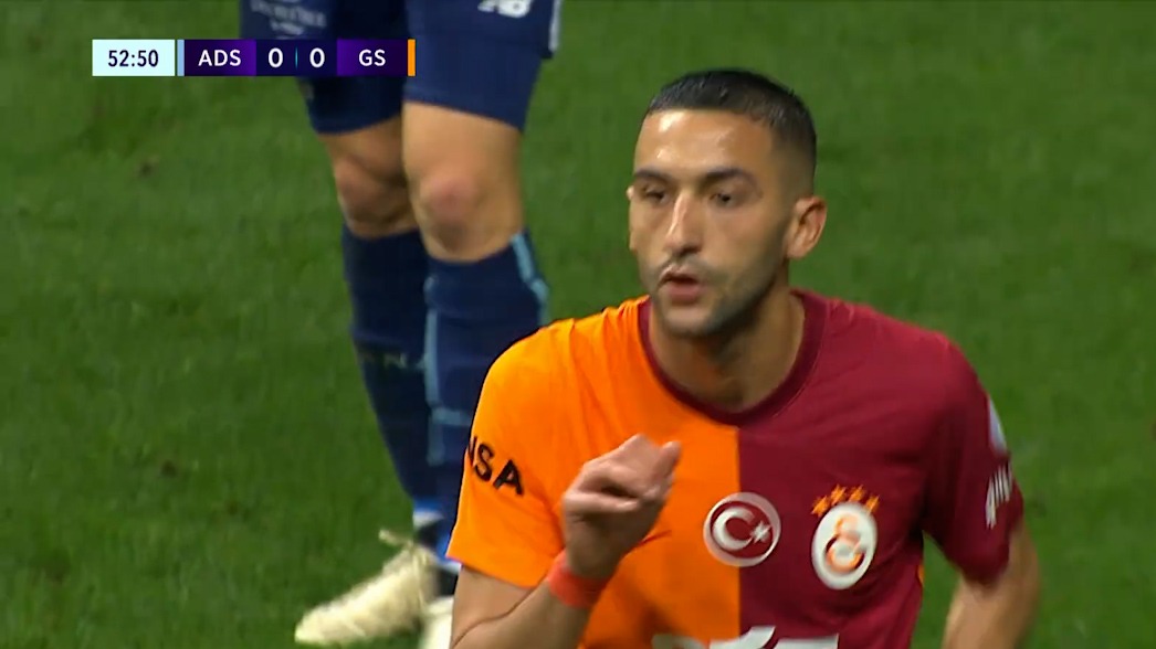 گلزنی حکیم زیاش و مائورو ایکاردی برای گالاتاسرای مقابل آدنا اسپور