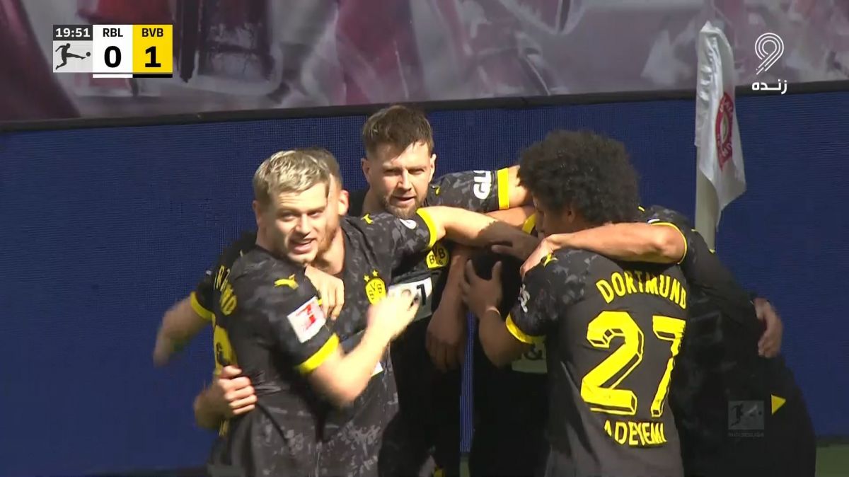 گل اول دورتموند به آربی لایپزیش (گل زیبای جیدون سانچو)