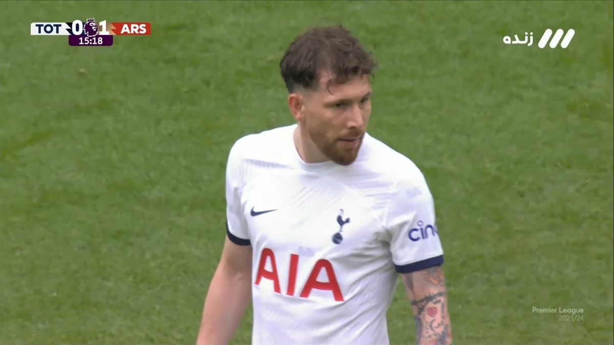 گل اول آرسنال به تاتنهام (گل به خودی هویبرگ)