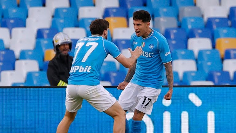 گل اول ناپولی به رم (چیپ عجیب اولویرا)