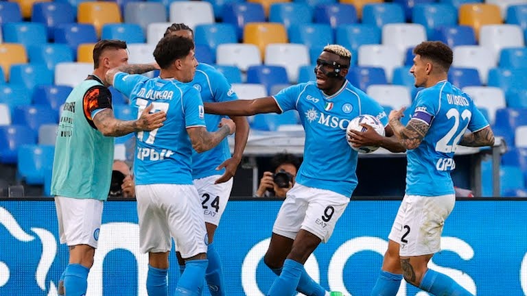 گل دوم ناپولی به رم (اوسیمن)