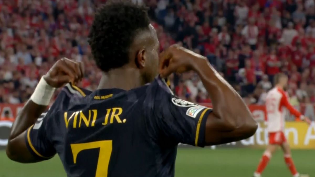 گل دوم رئال مادرید به بایرن مونیخ (دبل وینیسیوس)