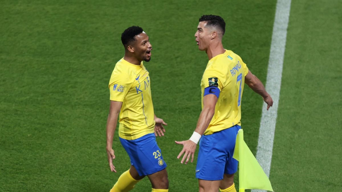 خلاصه بازی النصر 3-1 الخلیج (صعود به فینال جام حذفی با دبل رونالدو)