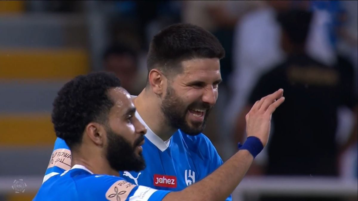 گل اول الهلال به التعاون عربستان (میتروویچ)