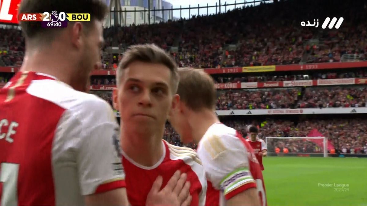 گل دوم آرسنال به بورنموث (لئاندرو تروسار)