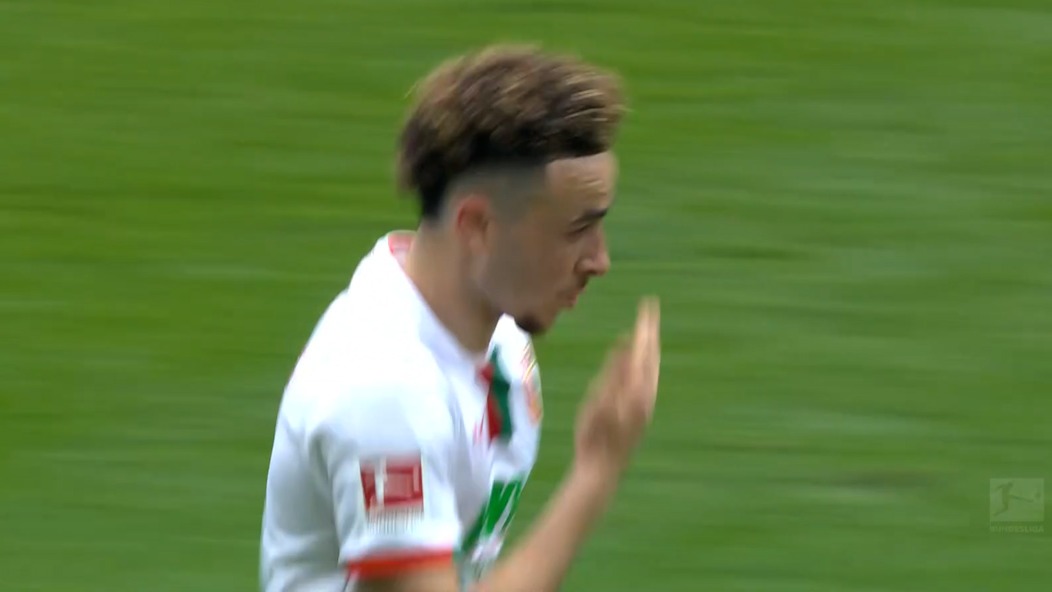 گل اول آگزبورگ به دورتموند (روبن وارگاس)