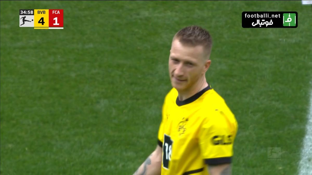 گل چهارم دورتموند به آگزبورگ (مارکو رویس)