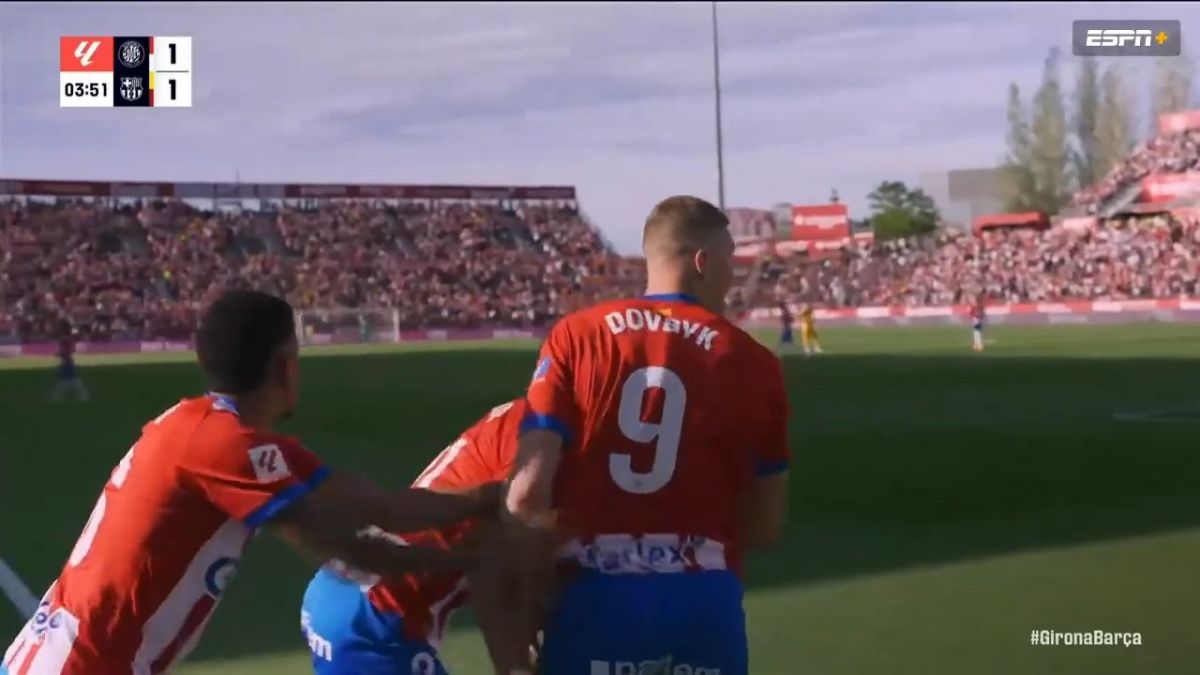 گل اول خیرونا به بارسلونا (دووبیک)