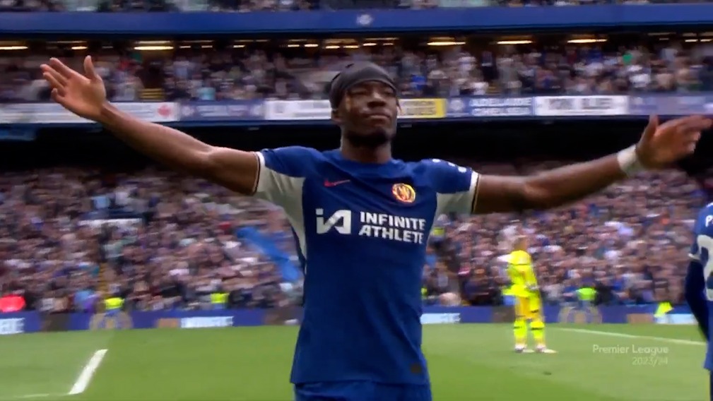 گل سوم چلسی به وستهام (نونی مادوئکه)