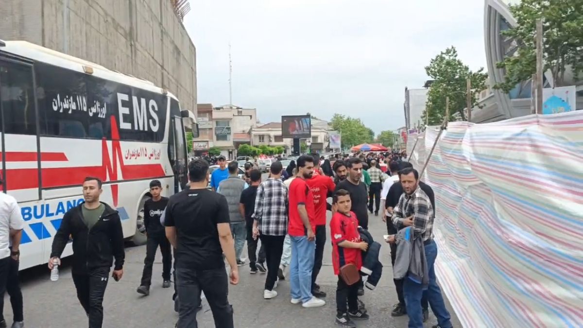 اختصاصی/ وضعیت ورودی هواداران نساجی به ورزشگاه وطنی قائمشهر