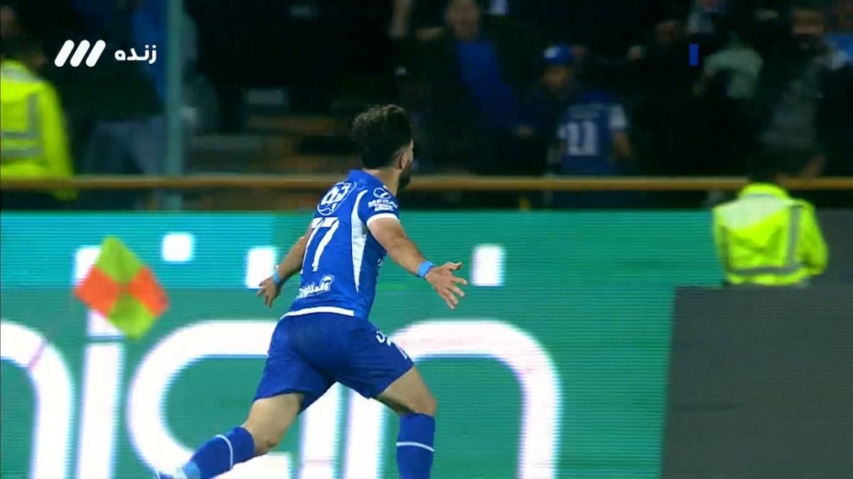 گل اول استقلال به ذوب آهن (شوت زیبای ماشاریپوف)