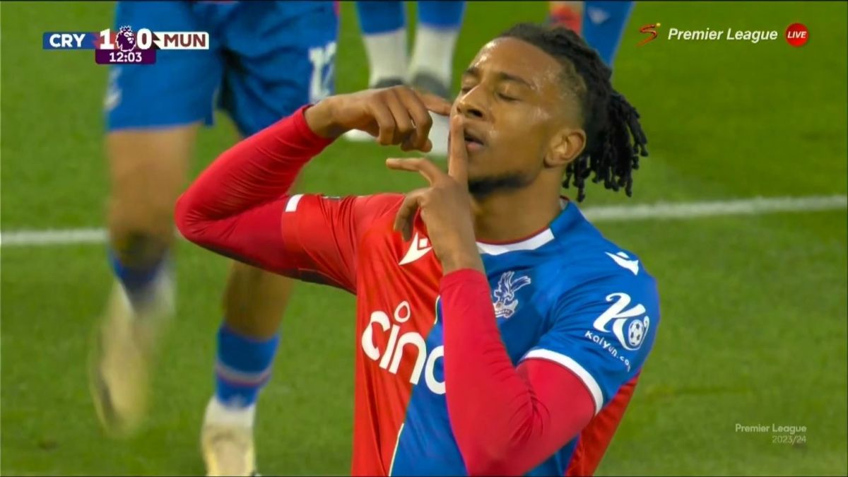 گل اول کریستال پالاس به منچستریونایتد (اولیسه)