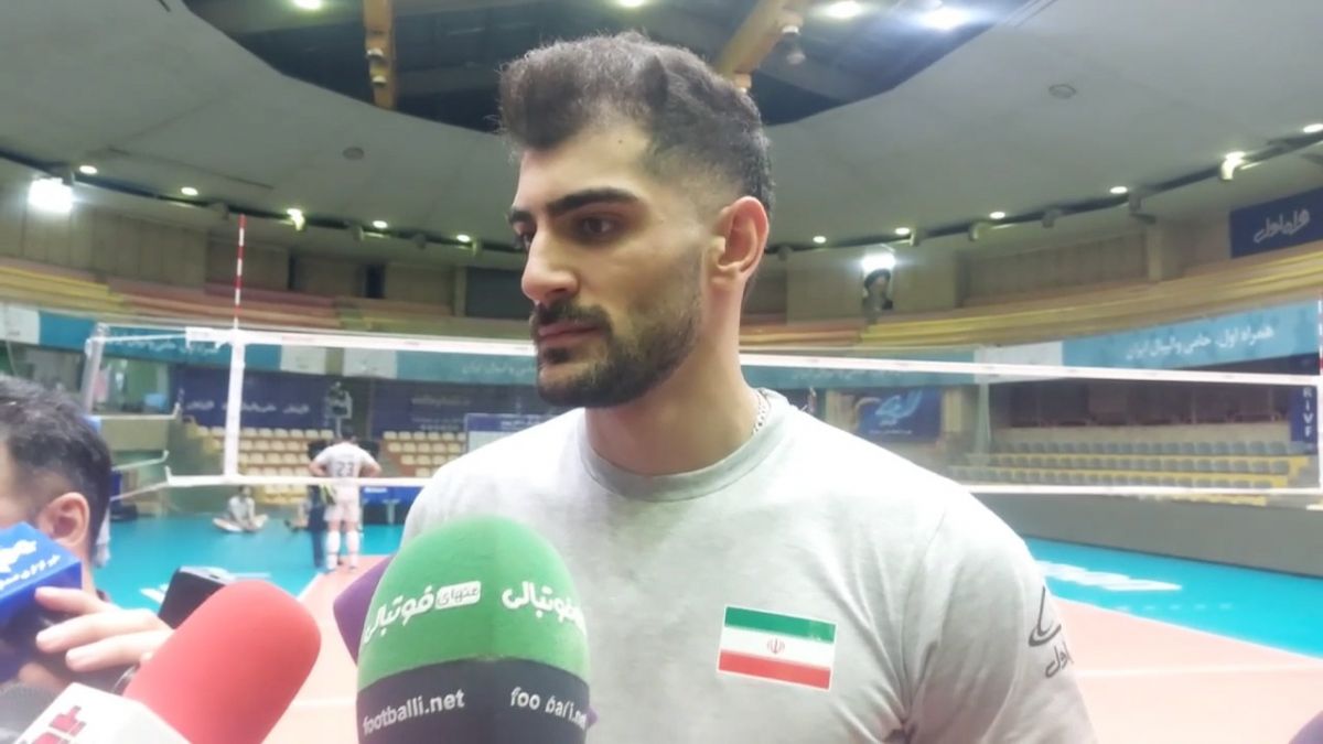 اختصاصی/ مصاحبه با امین اسماعیل‌نژاد در حاشیه تمرین تیم ملی والیبال