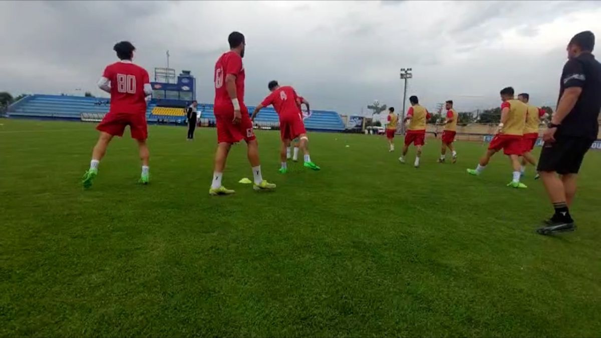 اختصاصی/ گرم کردن دریای بابل و آریو اسلامشهر قبل از شروع مسابقه