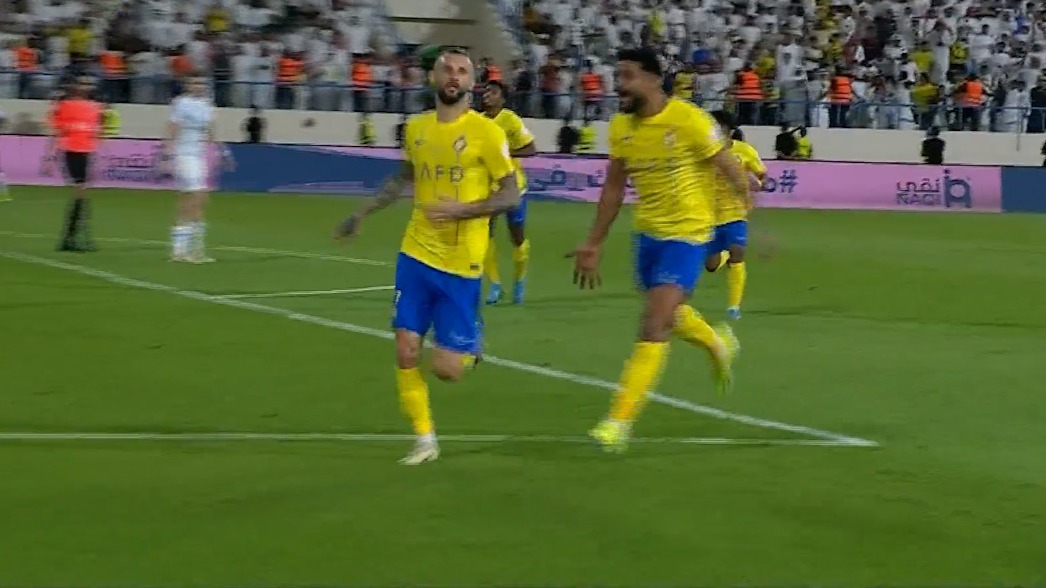 گل سوم النصر به الاخدود (دبل و گل زیبای بروزوویچ)