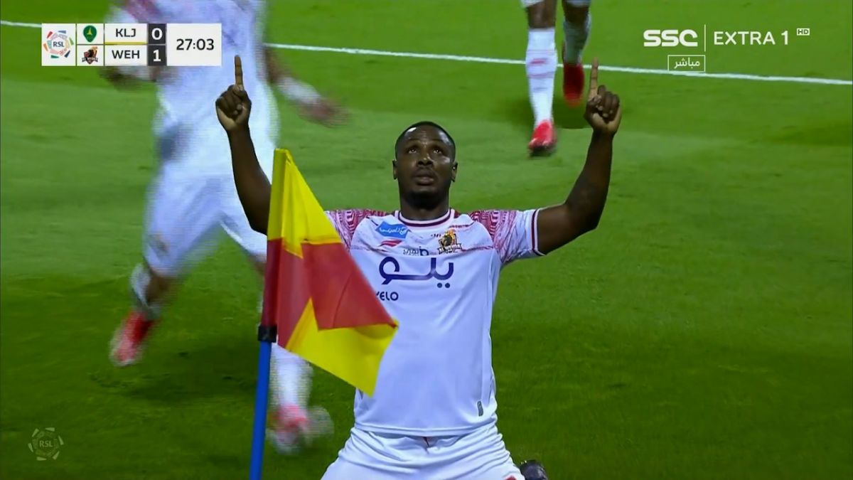 گل اول الوحده عربستان به الخلیج (ایگالو)