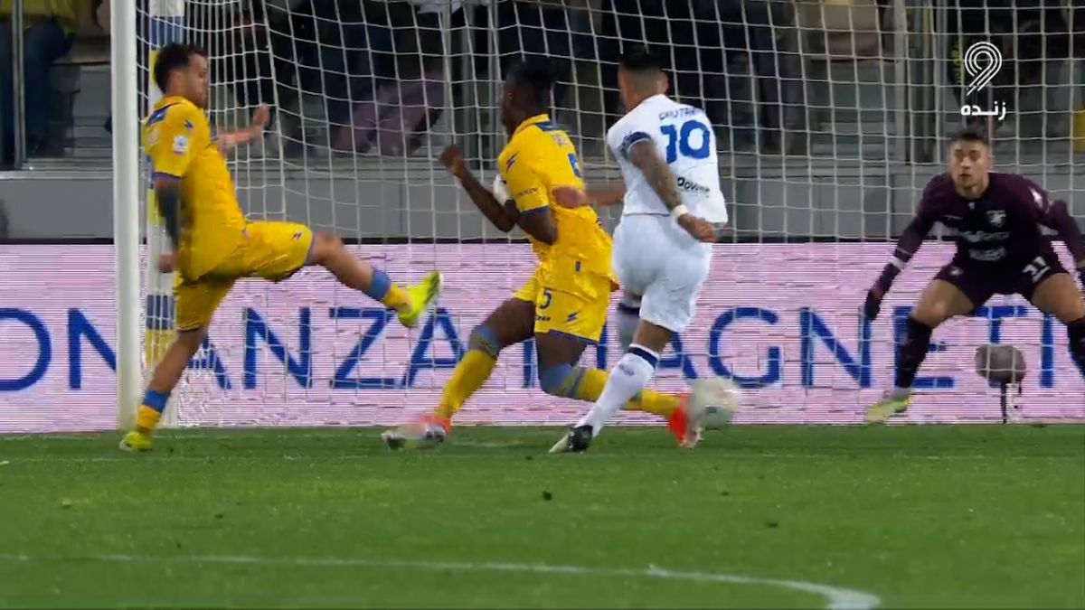 گل چهارم اینتر به فروزینونه (لائوتارو مارتینز)