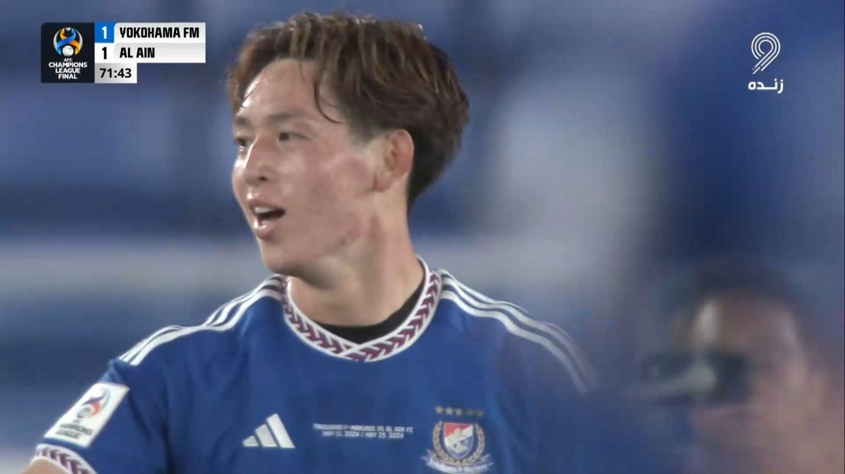 گل اول یوکوهاما مارینوس به العین (اوناکا)