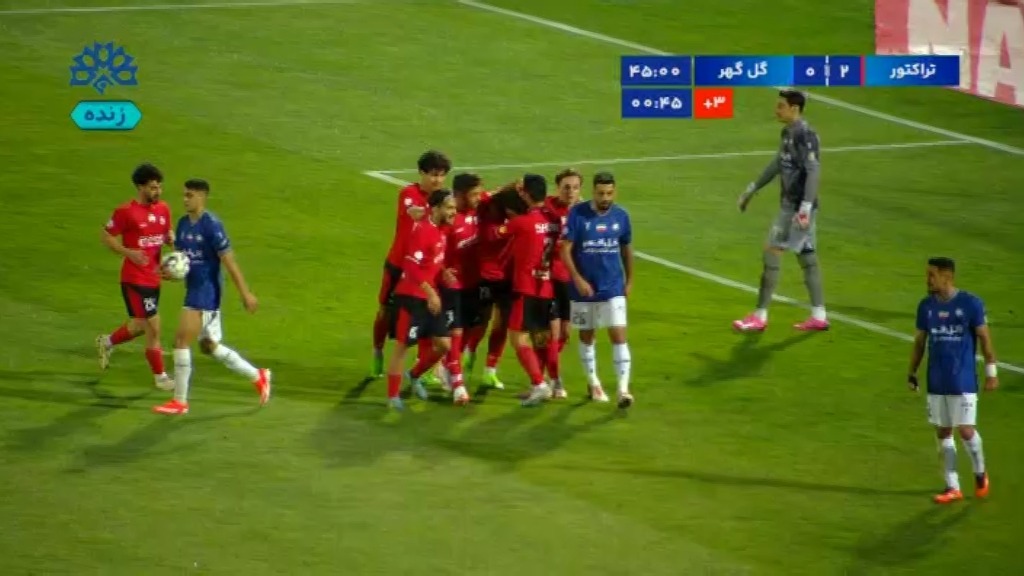 گل دوم تراکتور به گل گهر سیرجان (رحمان جعفری)