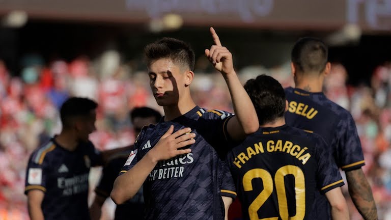 گل دوم رئال مادرید به گرانادا (آردا گولر)