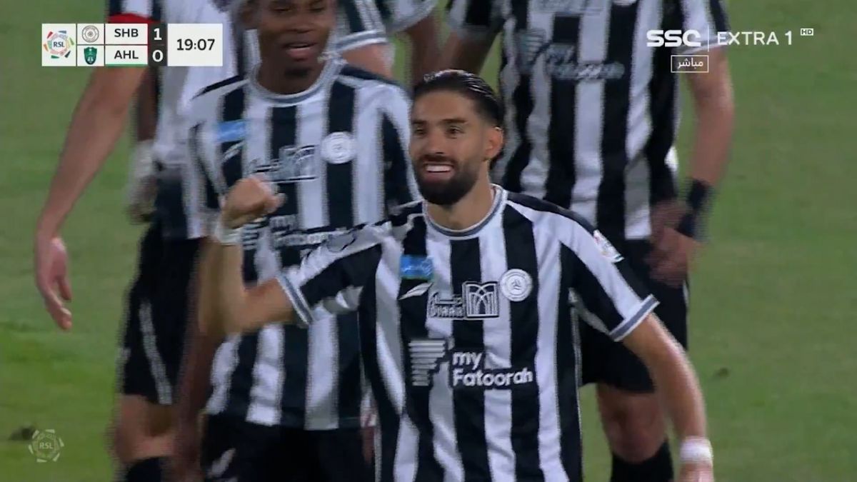 گل اول الشباب به الاهلی عربستان (یانیک کاراسکو)