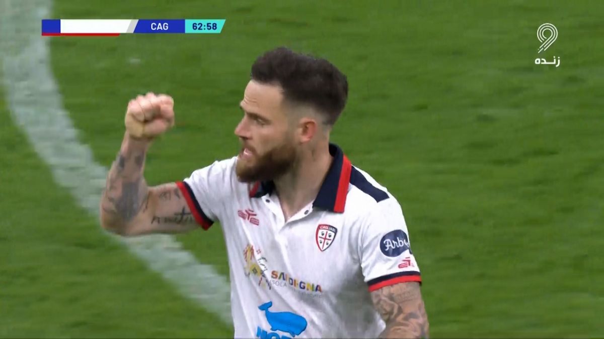 گل اول کالیاری به میلان (ناهیتان ناندز )