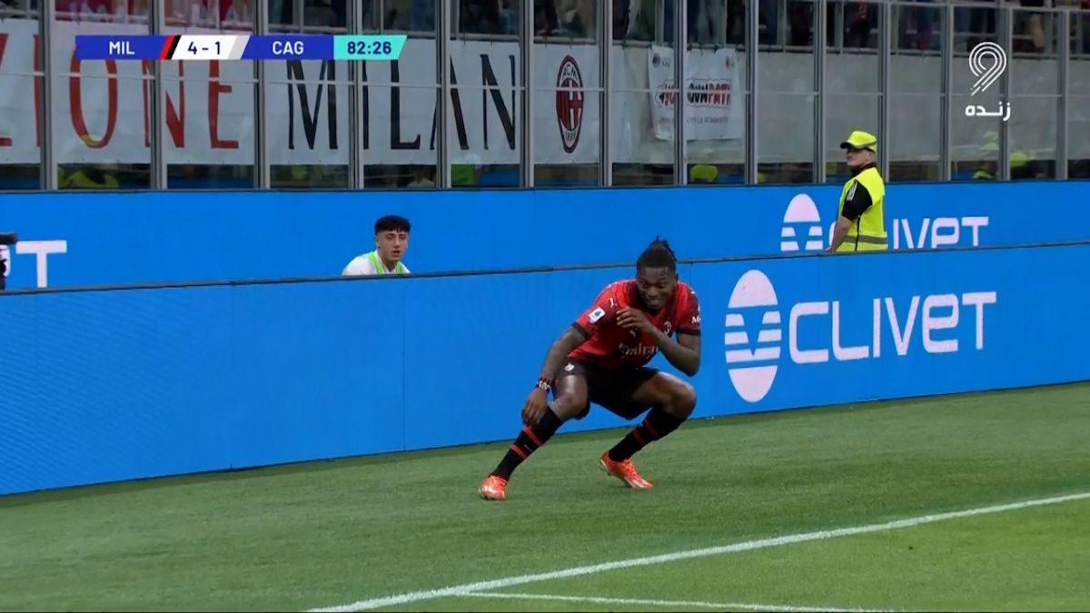 گل چهارم میلان به کالیاری (رافائل لیائو)