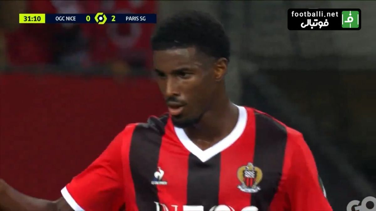 گل اول نیس به پاری سن ژرمن (محمد علی چو)