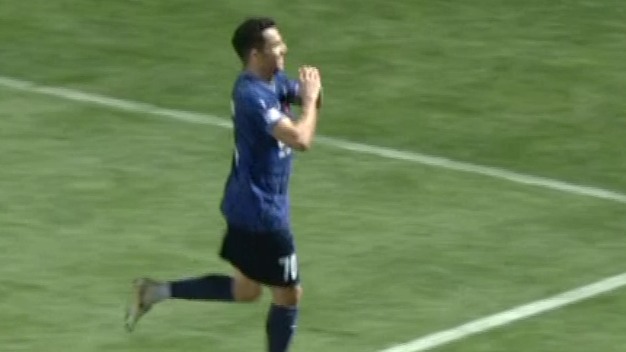 گل چهارم گل گهر سیرجان به هوادار (دبل زائرکاظمینی)