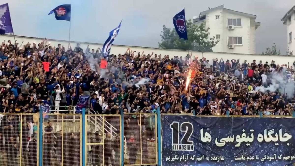 اختصاصی/ تشویق زیبای هود‌اران داماش در دیدار مقابل مس سونگون