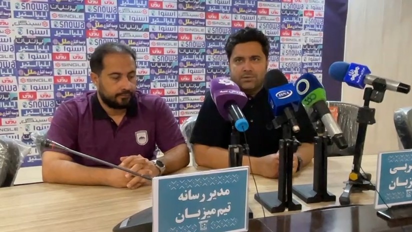 کنفرانس خبری سرمربیان پس از برتری آلومینیوم اراک مقابل چادرملو اردکان
