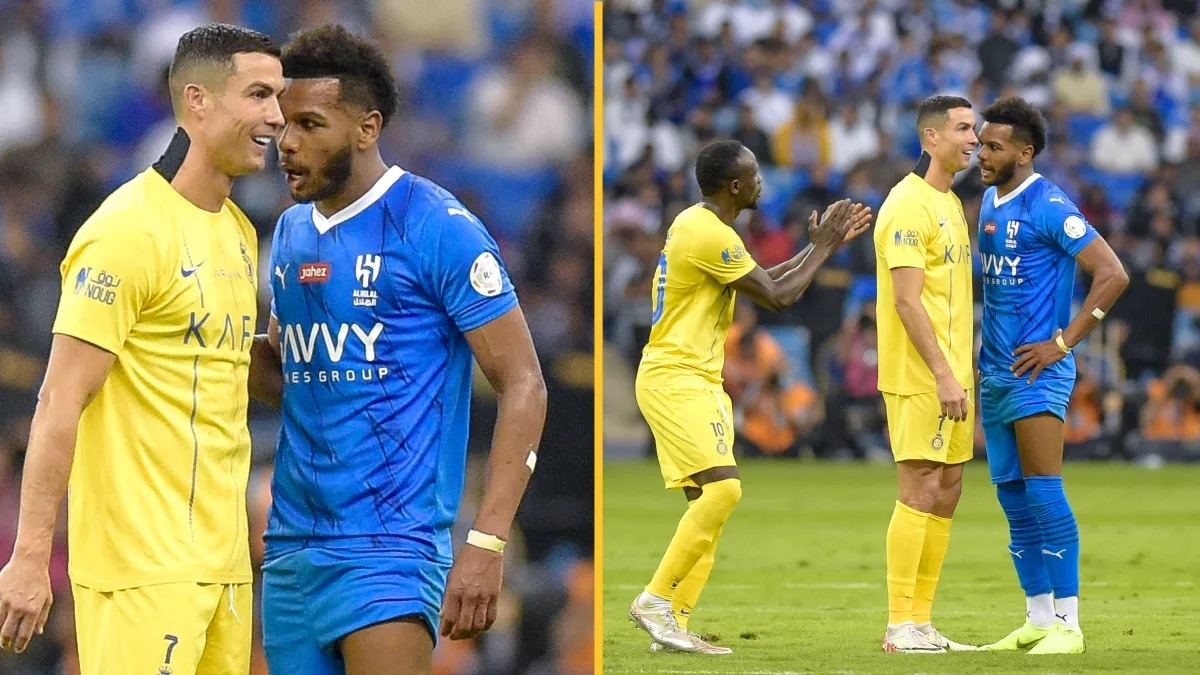 لحظات جذاب رونالدو مقابل الهلال