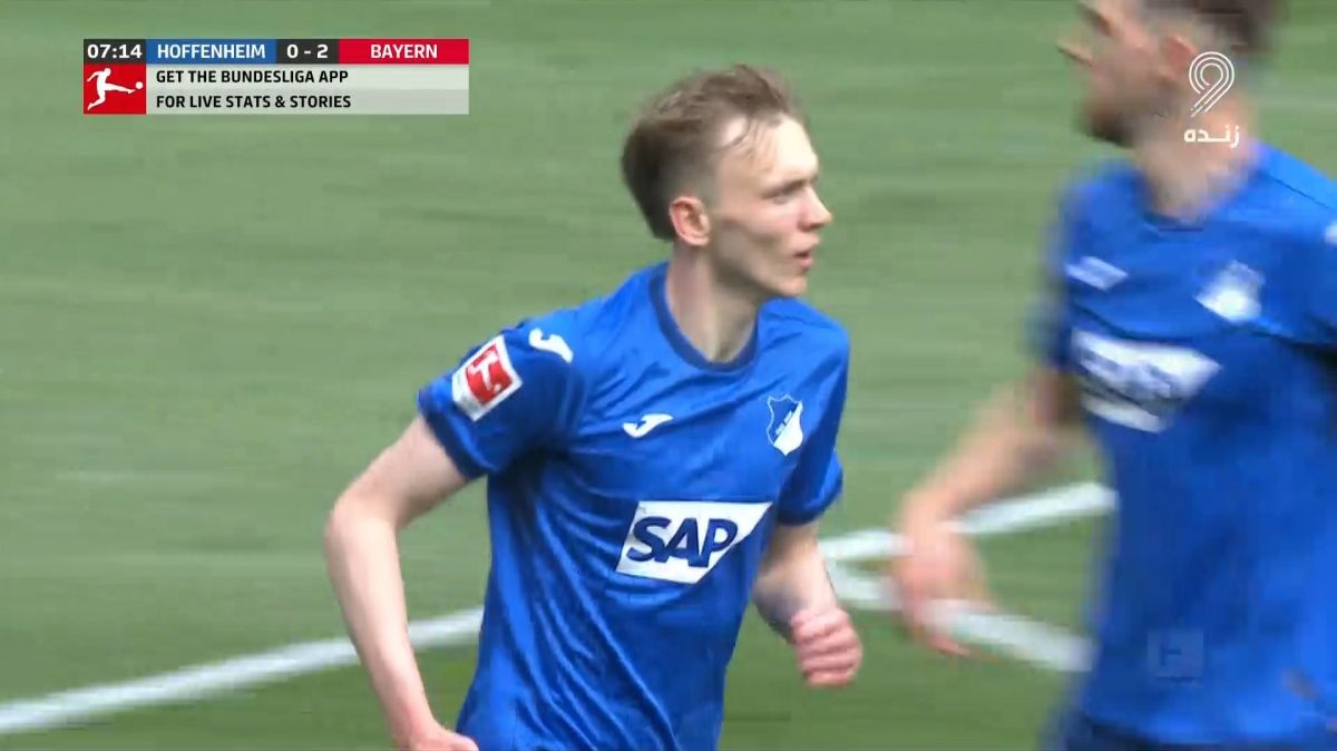 گل اول هوفنهایم به بایرن مونیخ (ماکسیمیلیان بیر)