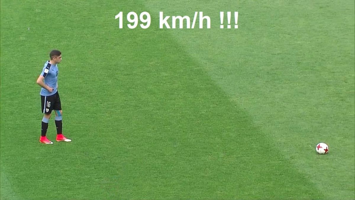 قدرت شوتزنی عجیب و فوق العاده فدریکو والورده هافبک رئال مادرید